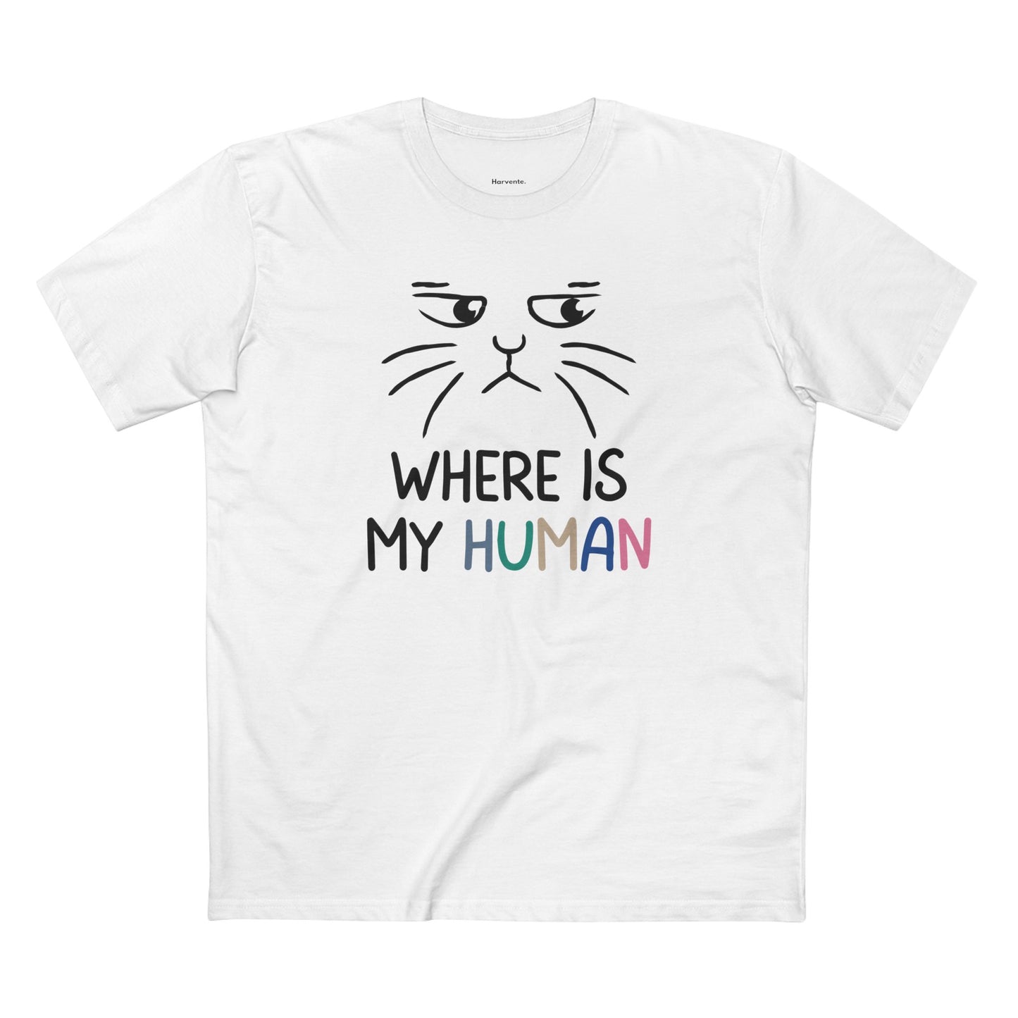 Harvente Meowverse Collection – Where Human Tee
