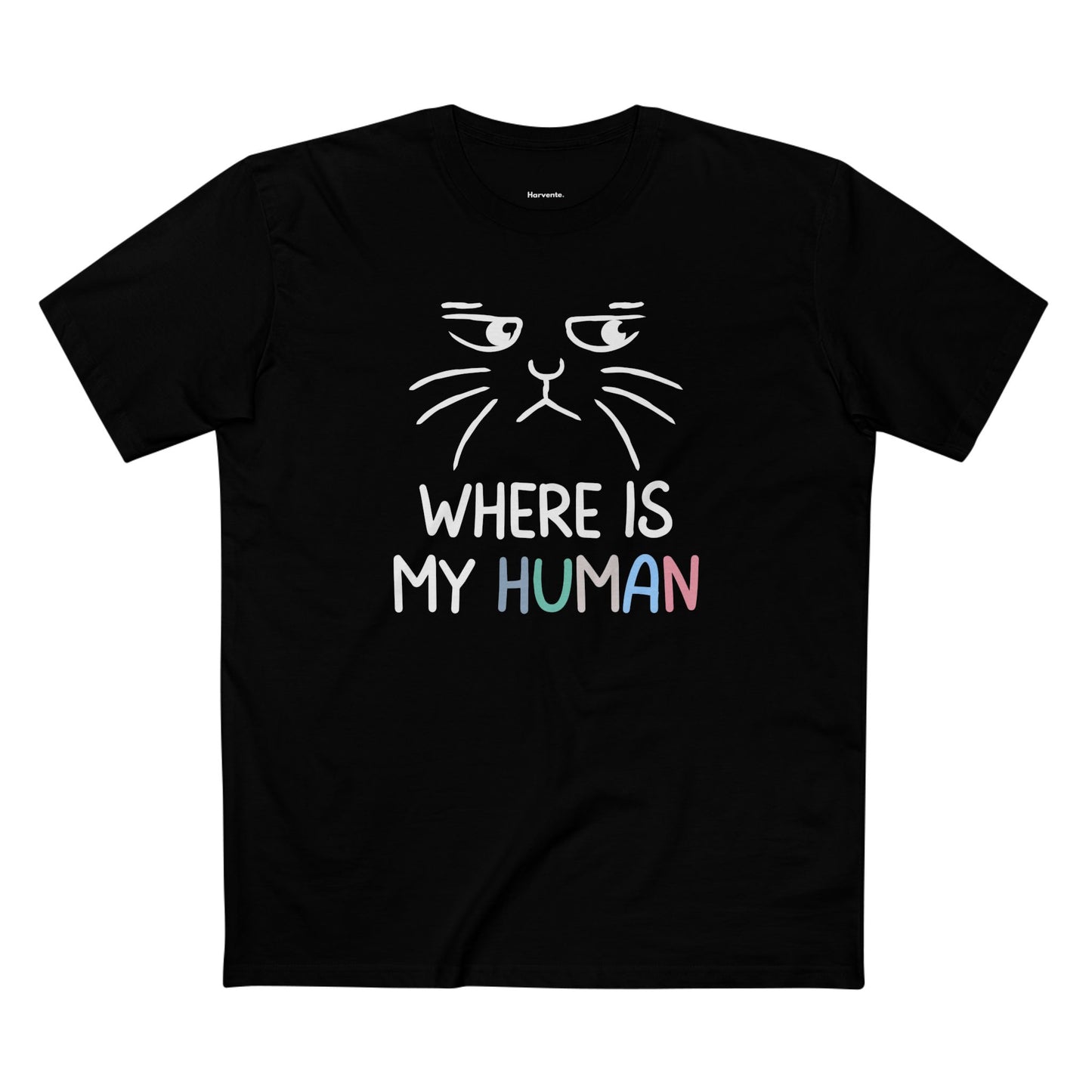 Harvente Meowverse Collection – Where Human Tee