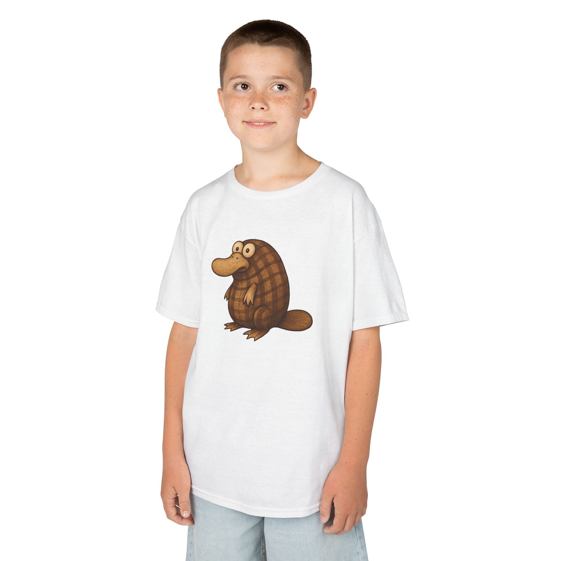 Goofy Beaver Short Sleeve Tee - White