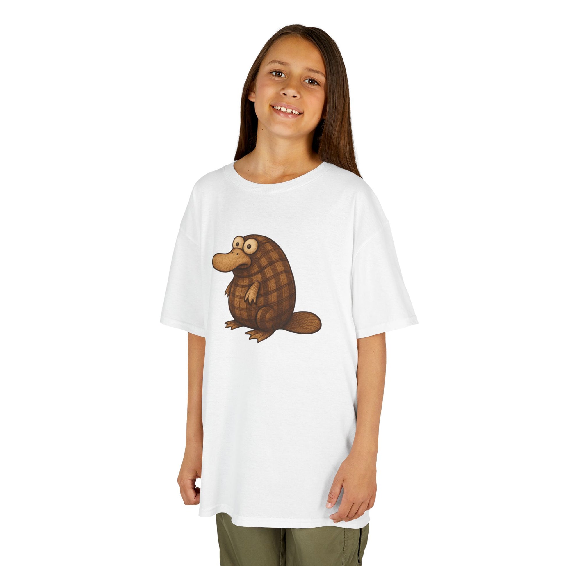 Goofy Beaver Short Sleeve Tee - White