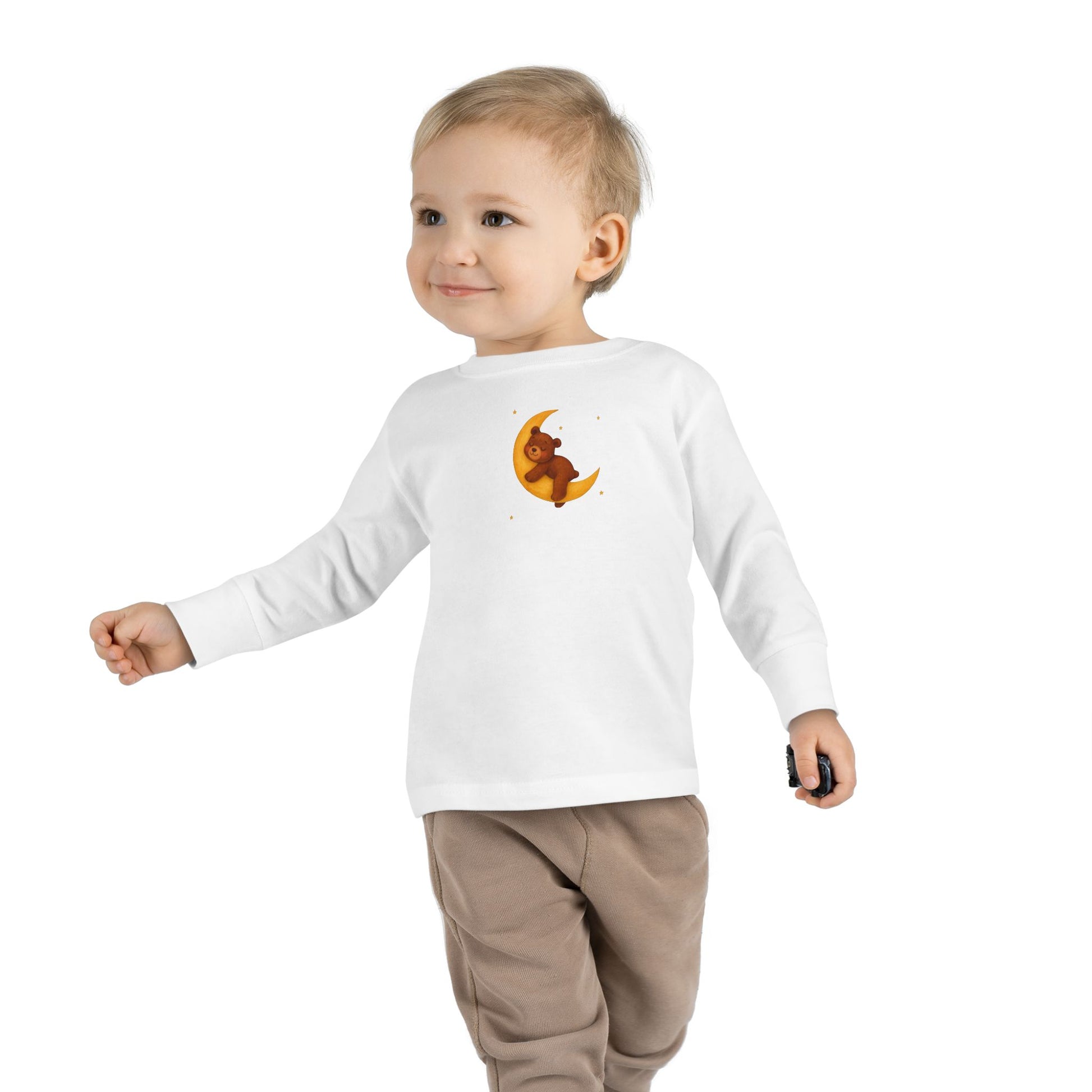 Cozy Lunar Long Sleeve Tee - White