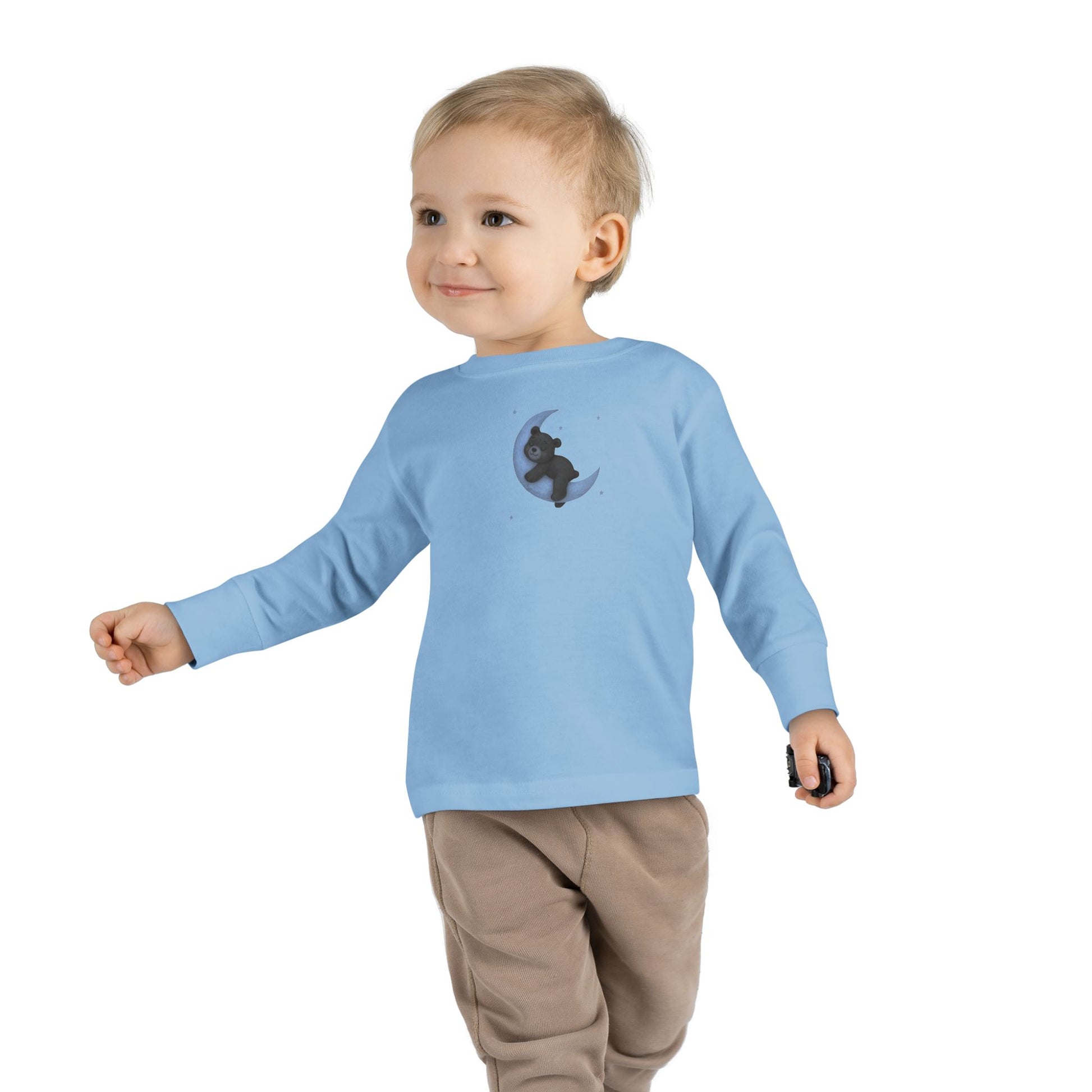 Cozy Lunar Long Sleeve Tee - Blue