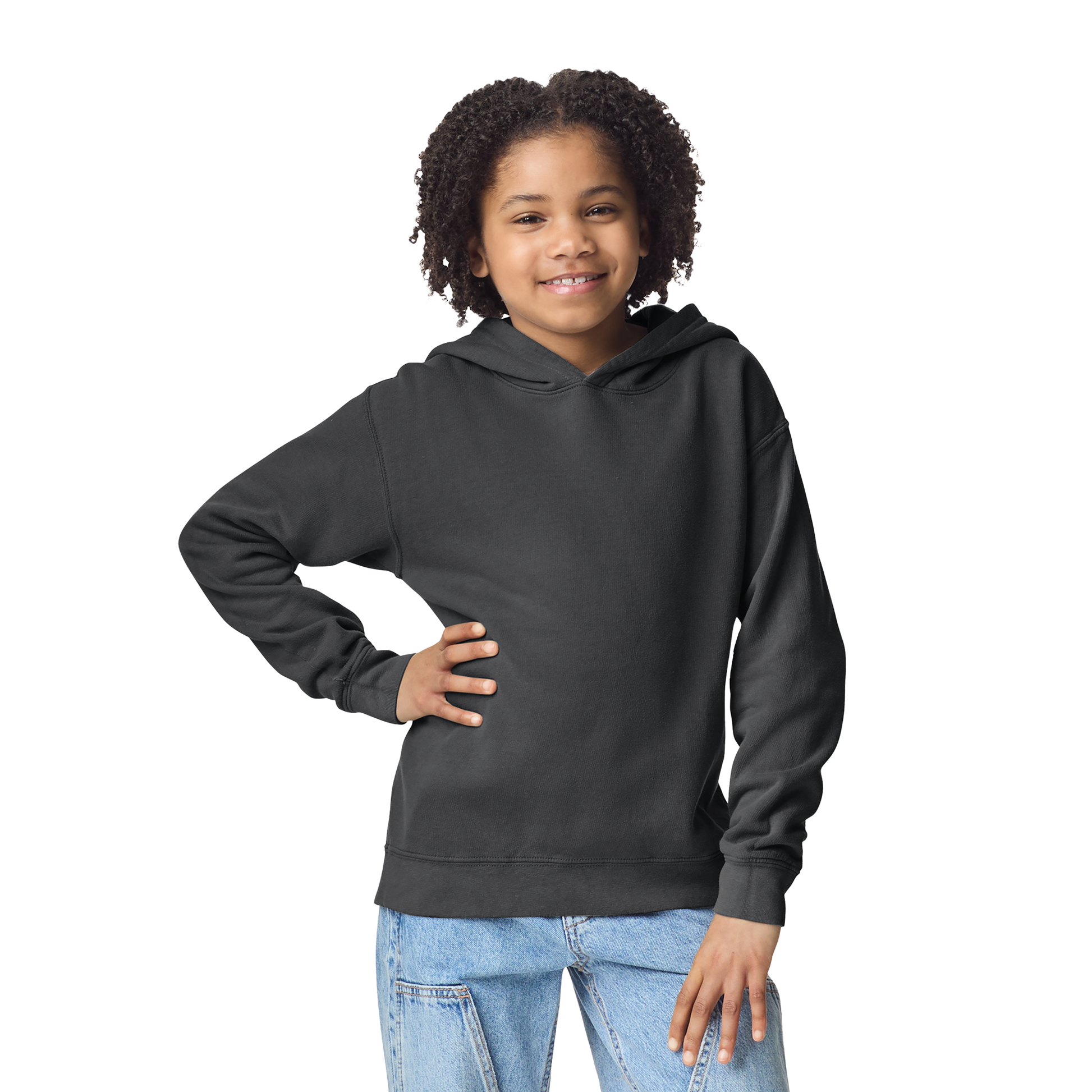 Kids Organic Hoodie - Black