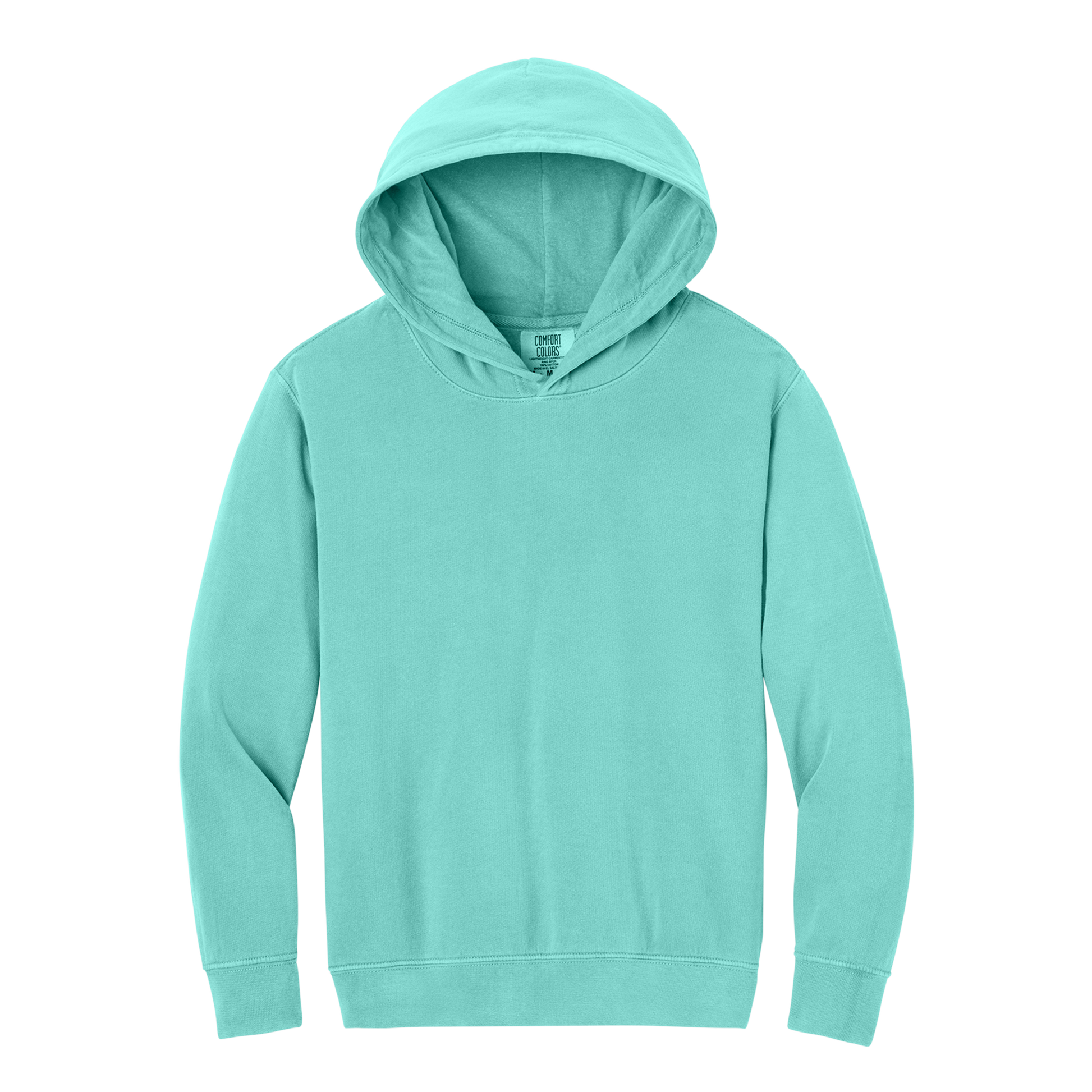 Kids Organic Hoodie - Chalky Mint
