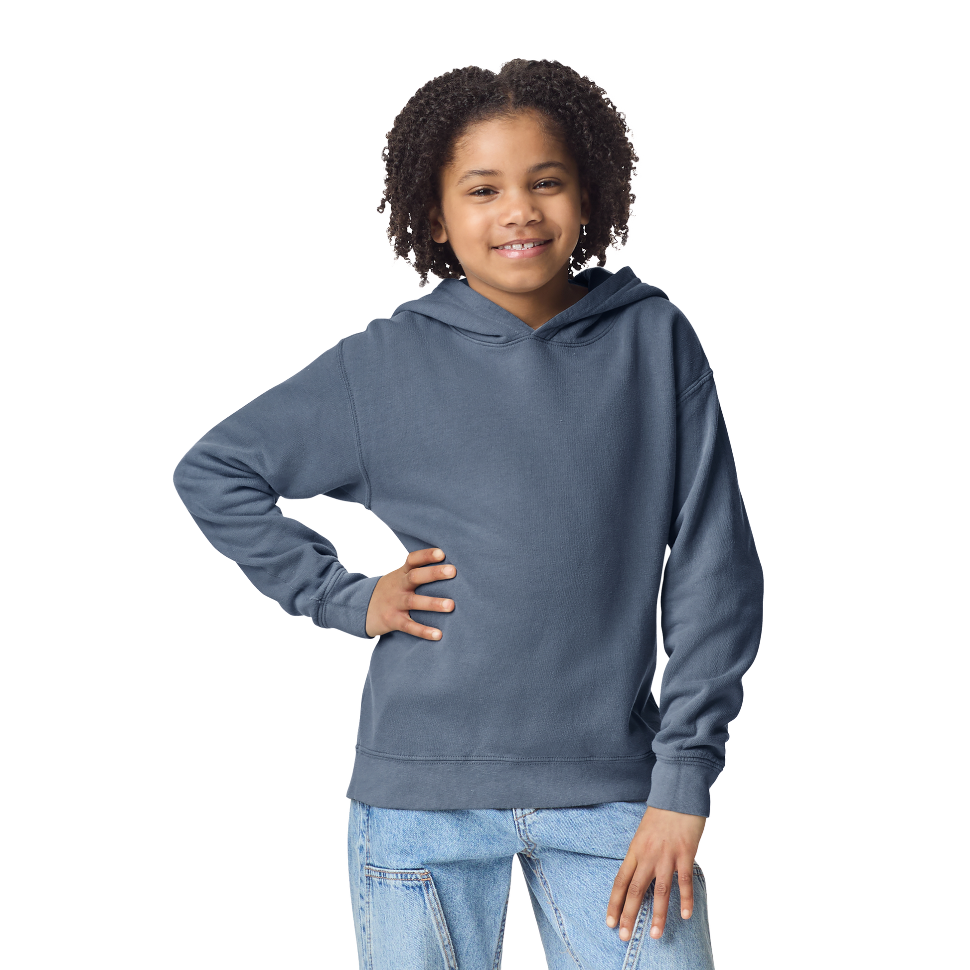 Kids Organic Hoodie - Blue
