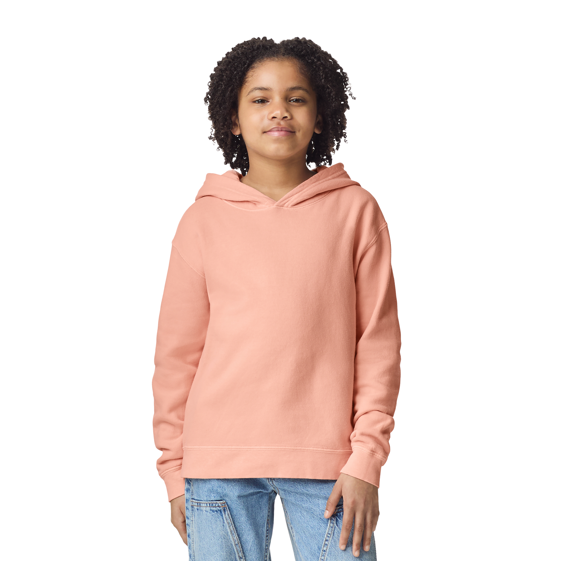Kids Organic Hoodie - Peachy