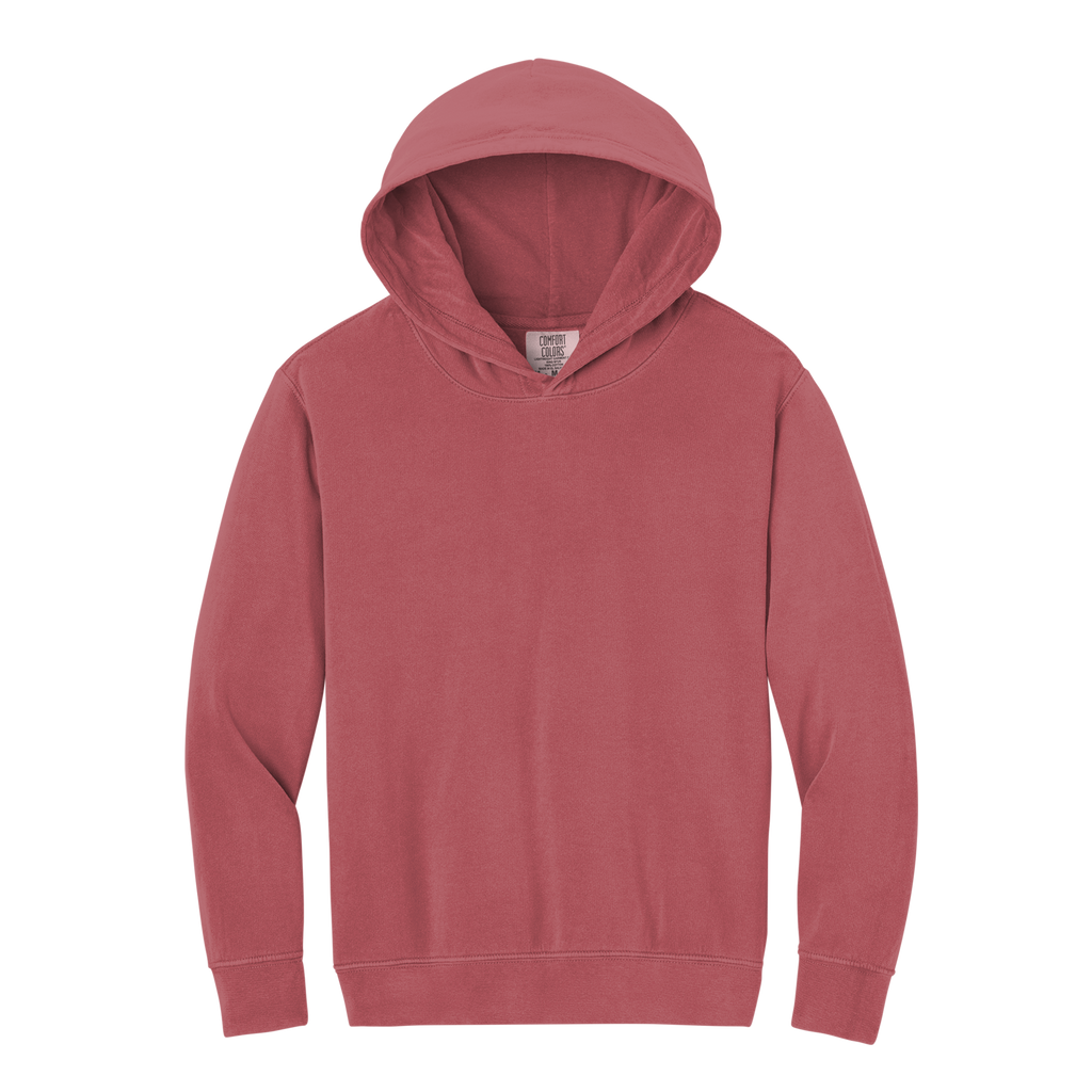 Kids Organic Hoodie - Crimson