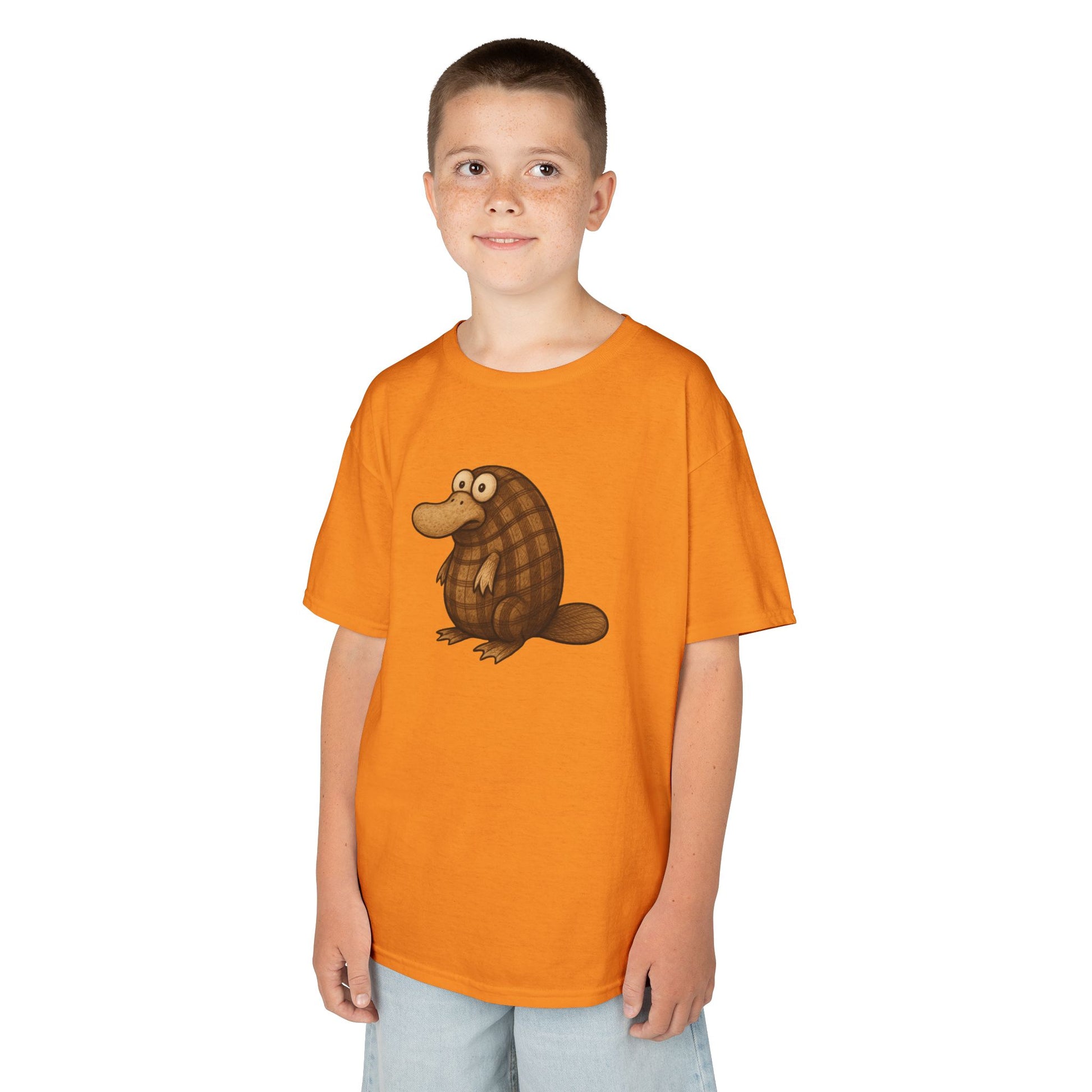 Goofy Beaver Short Sleeve Tee - Orange