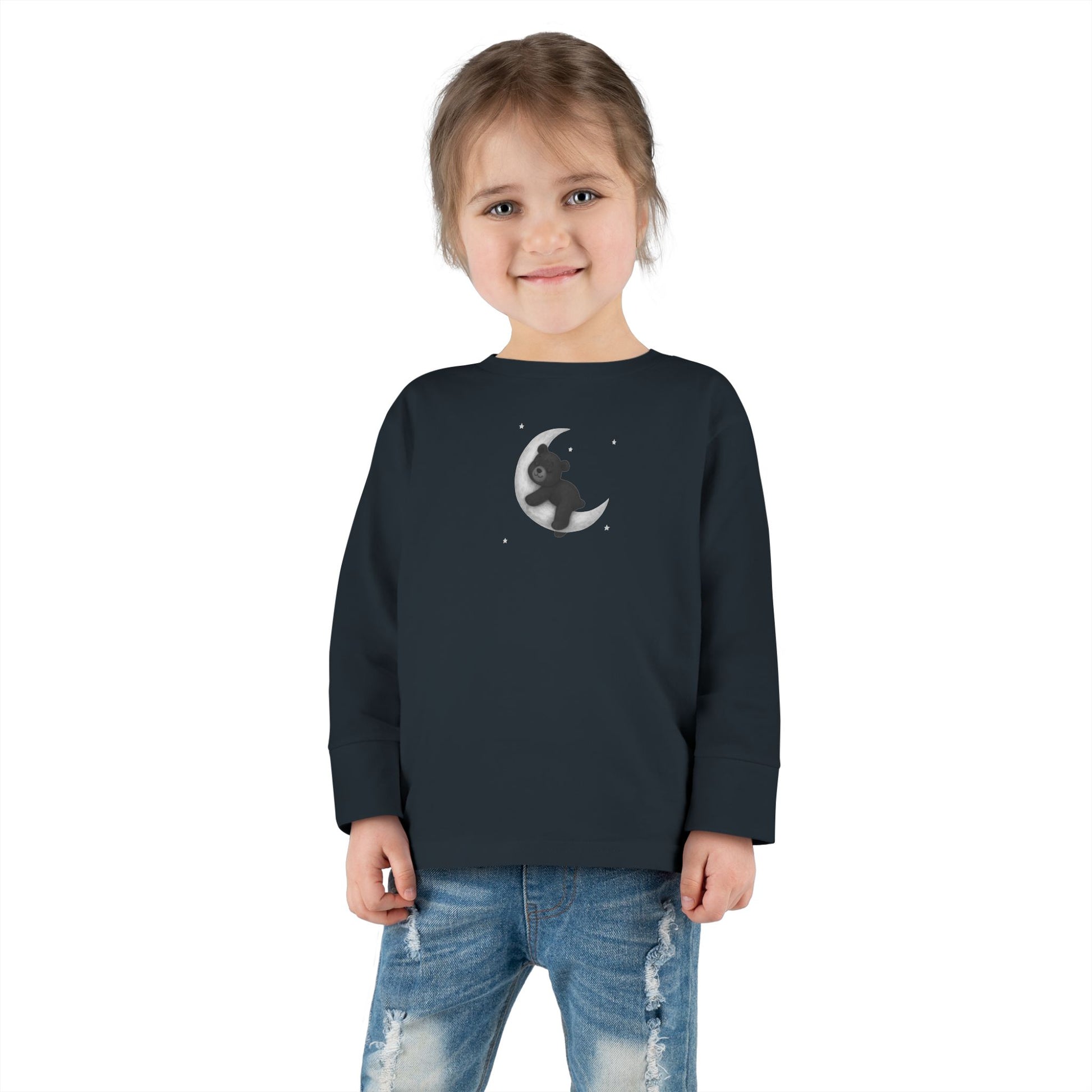 Cozy Lunar Long Sleeve Tee - Black