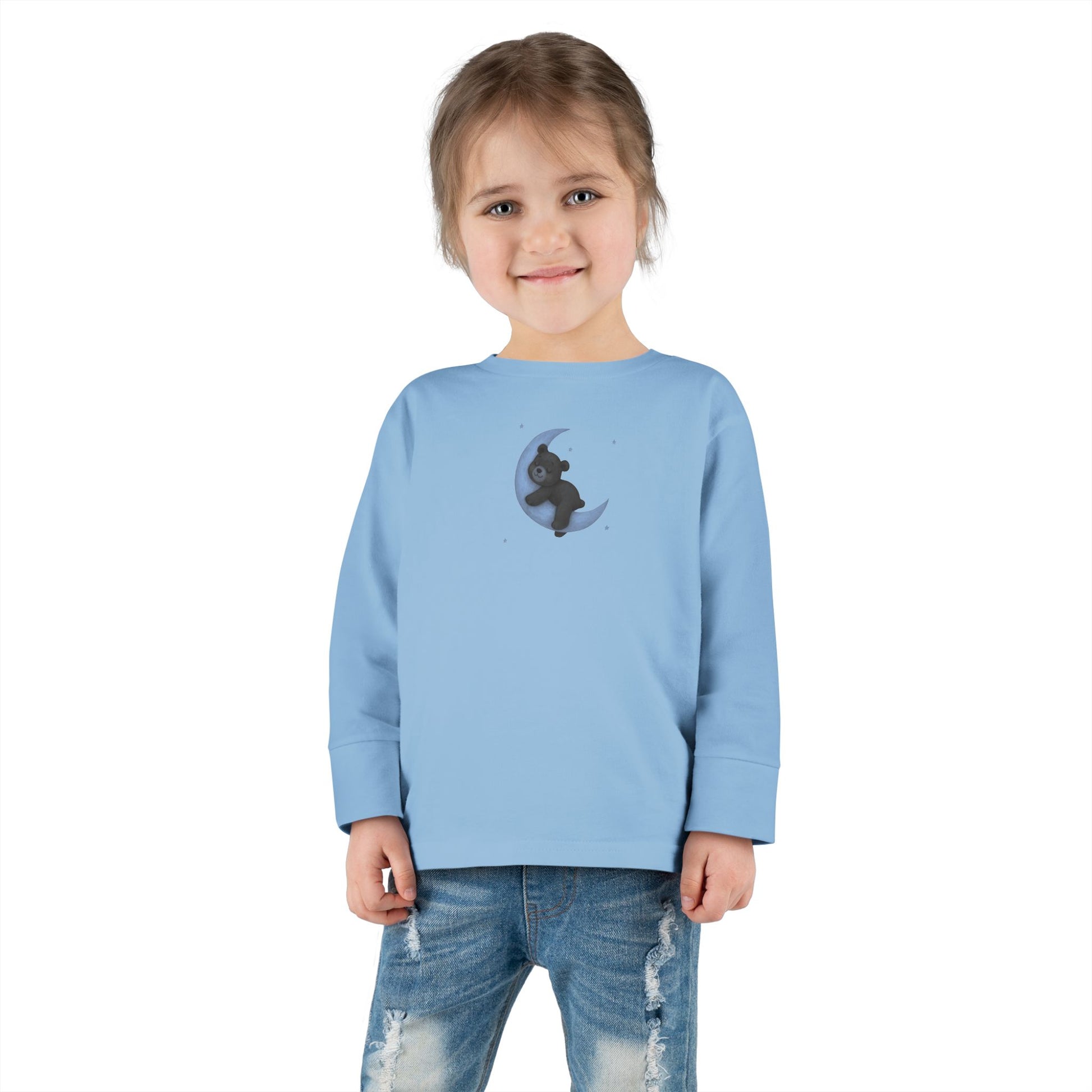 Cozy Lunar Long Sleeve Tee - Blue