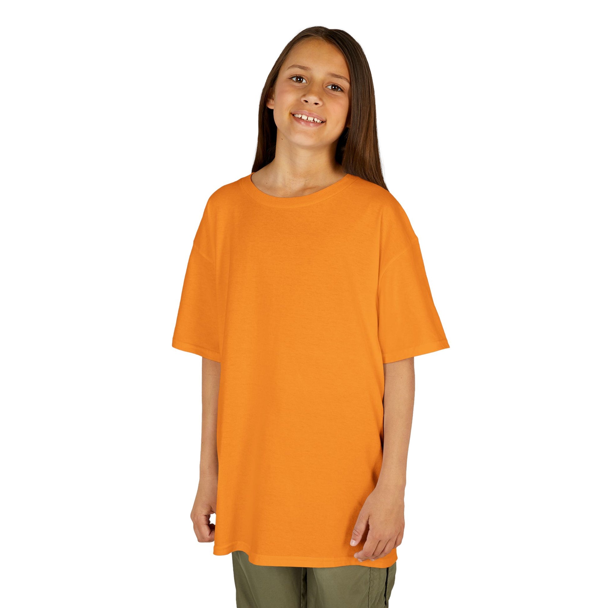 Kids Organic Short Sleeve Tee - Orange