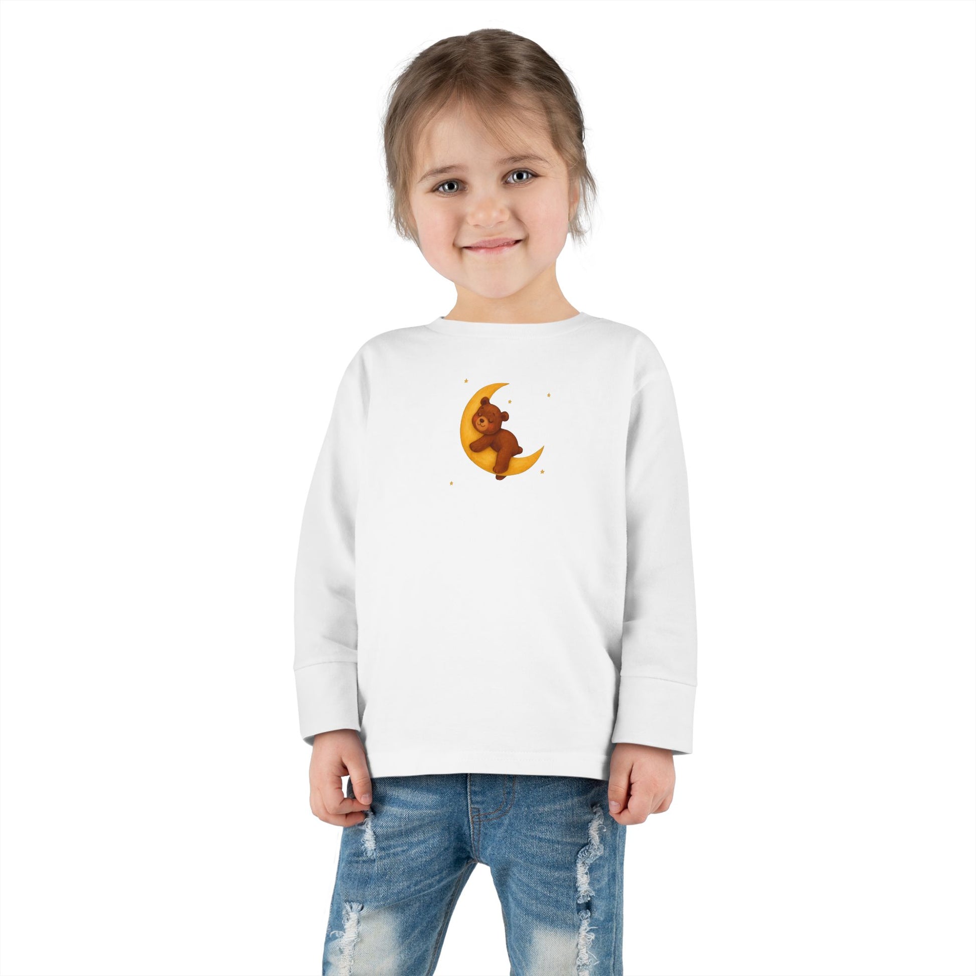 Cozy Lunar Long Sleeve Tee - White