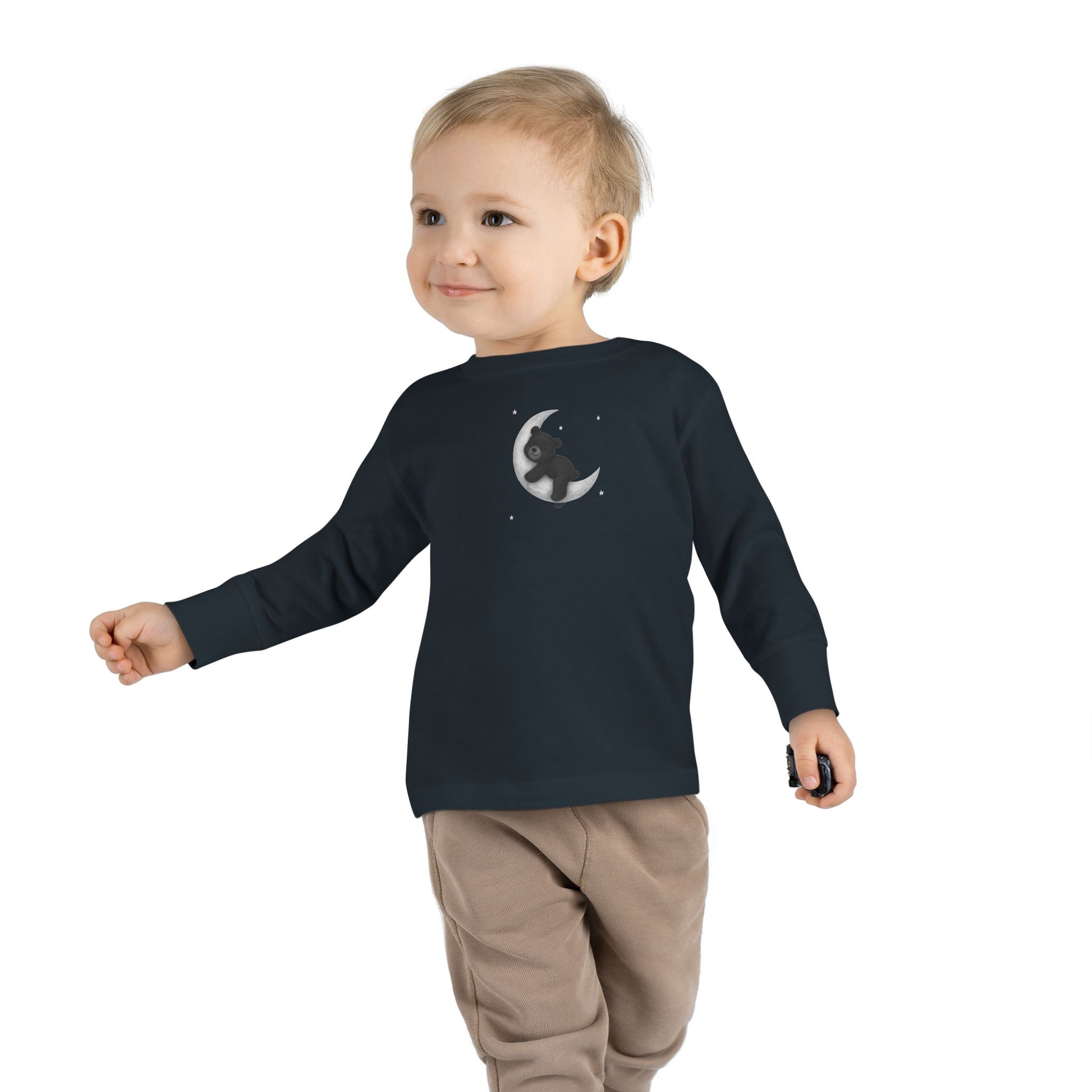 Cozy Lunar Long Sleeve Tee - Black
